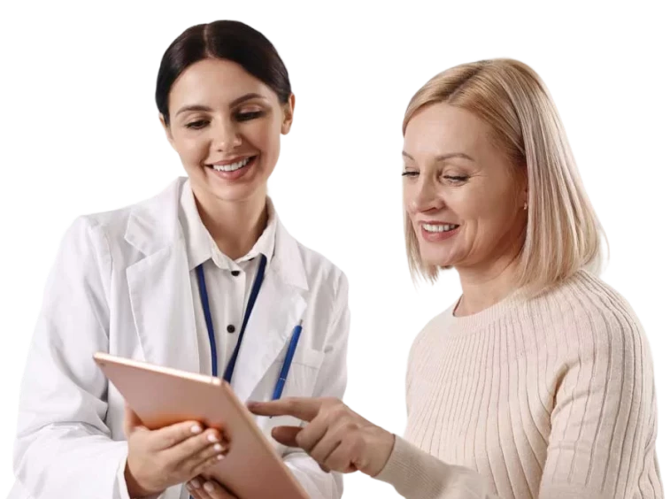 Care and treatment visual supporting patient financing and clinic resources