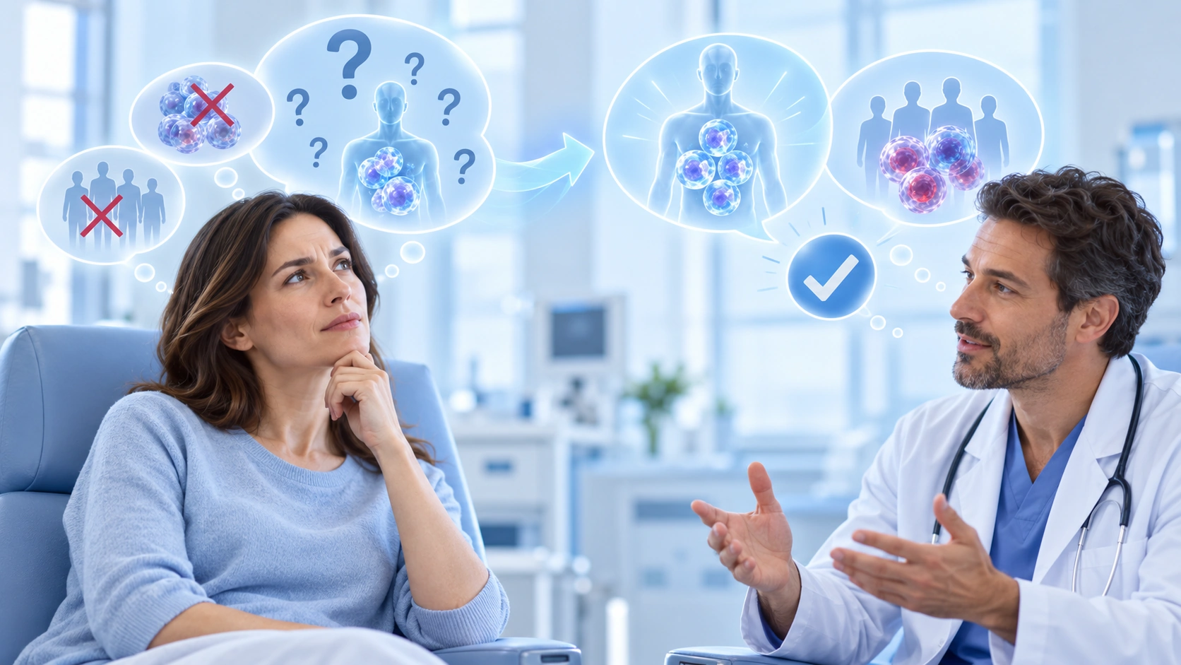 Clinical checklist of factors to evaluate beyond autologous or donor cell source