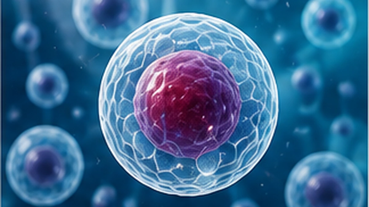 Stem cell under a microscope illustrating why cell source matters in regenerative medicine